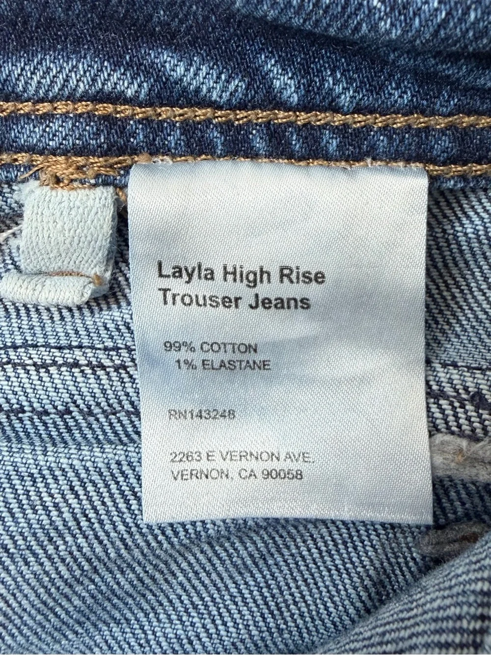Reformation Layla High Rise Trouser Jeans in Cove Size 28 - Picture 13 of 14
